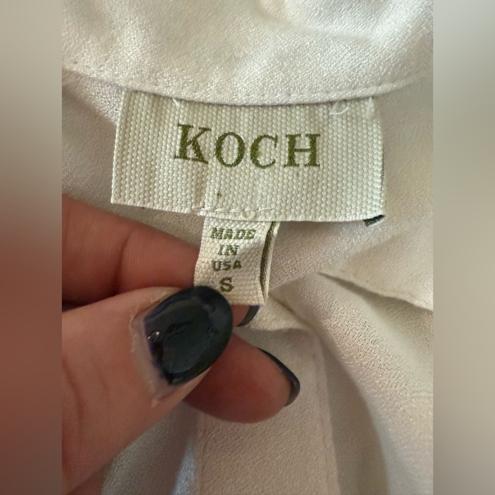 Koch Elegant White Button Down Shirt - Picture 5 of 5